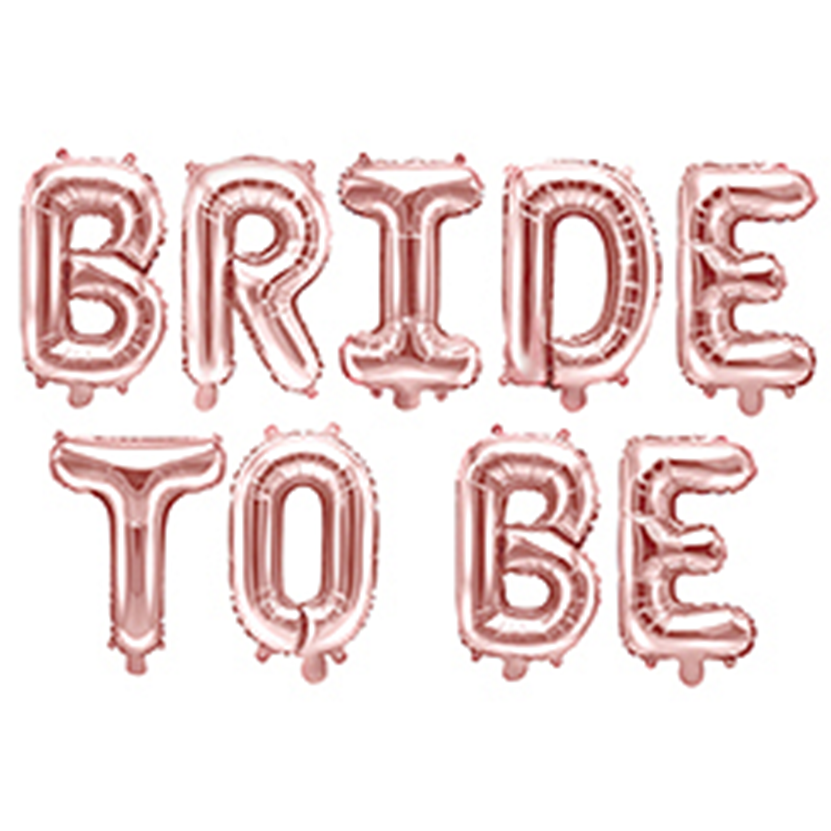 1 Ballon - Schriftzug - BRIDE TO BE - Luftballon-Welt 