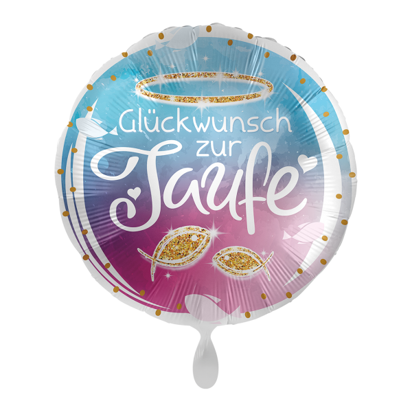 1 Ballon - Taufe Glückwunsch - Luftballon-Welt 