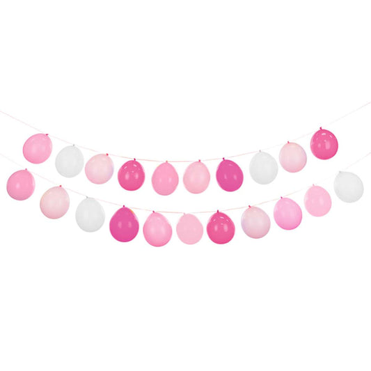 1 Ballonset - 3in1 - Pink - Luftballon-Welt 