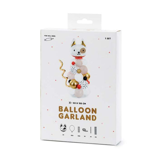 1 Ballonset - Ballon Bouquet - Dog - Luftballon-Welt 