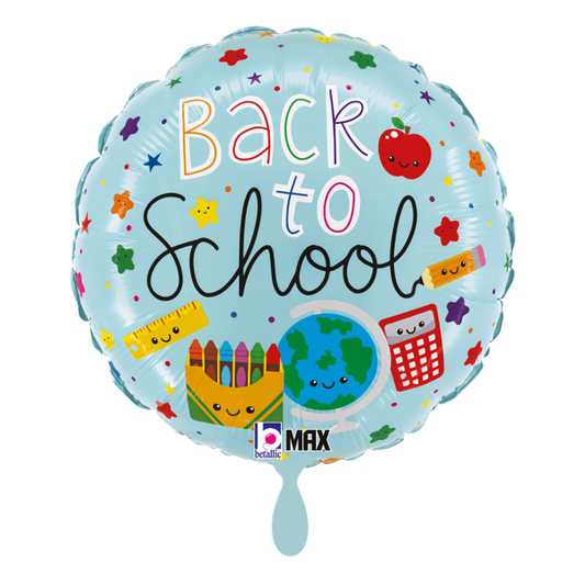 1 Balloon - Back To School - Luftballon-Welt 