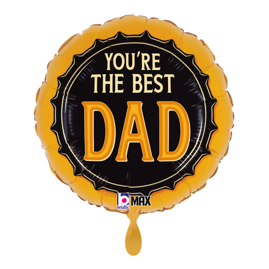 1 Balloon - Best Dad Beer - Luftballon-Welt 