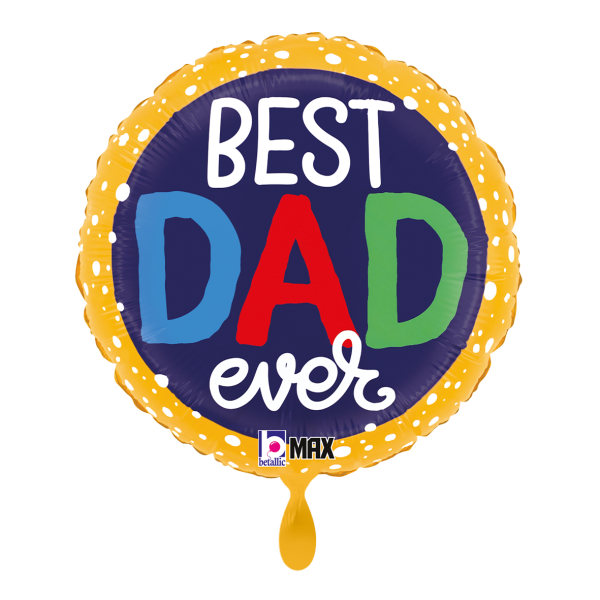1 Balloon - Best Dad Ever Bubbles - Luftballon-Welt