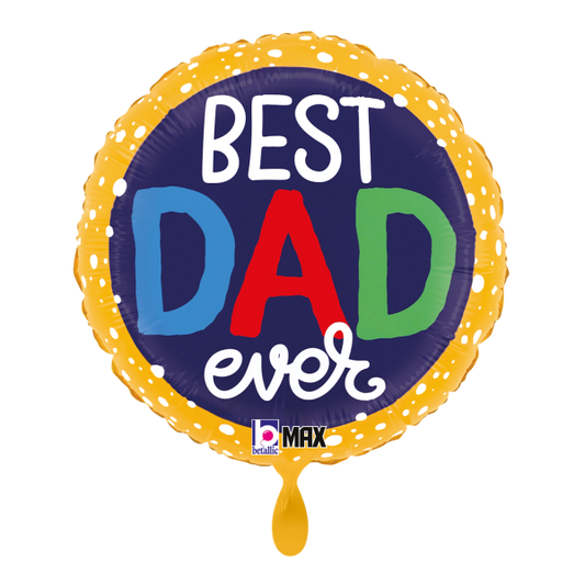 1 Balloon - Best Dad Ever Bubbles - Luftballon-Welt 