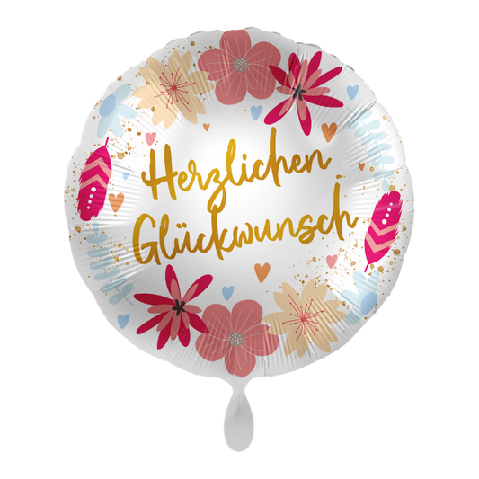 1 Balloon - Celebration Flowers - GER - Luftballon-Welt 
