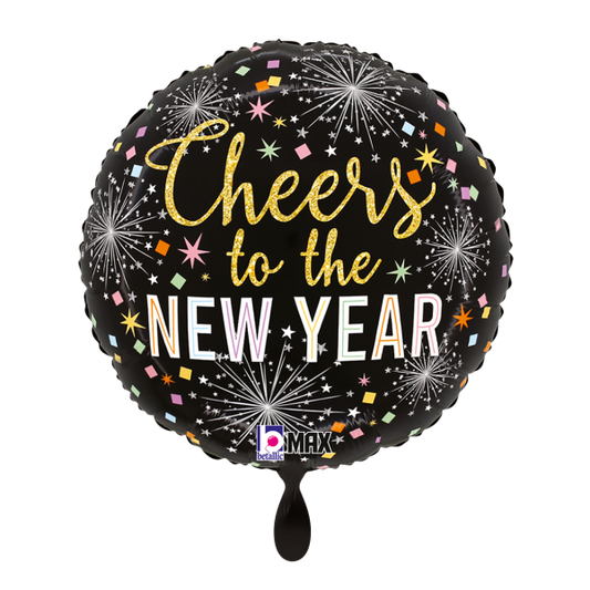 1 Balloon - Cheers To New Year Party - Luftballon-Welt 