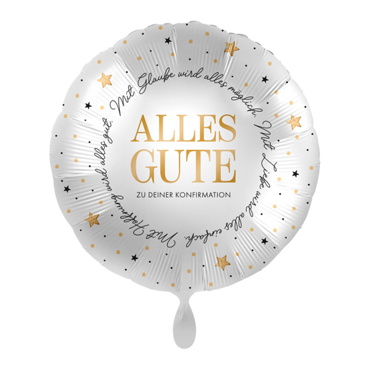 1 Balloon - Confirmation Stars - GER - Luftballon-Welt 