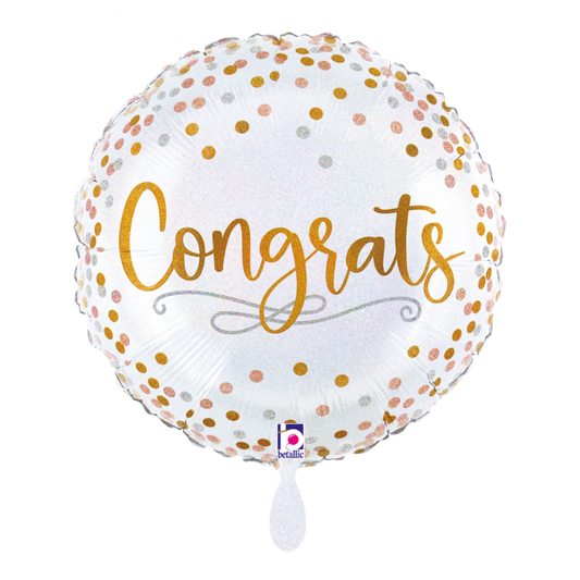 1 Balloon - Congrats Confetti - Luftballon-Welt 