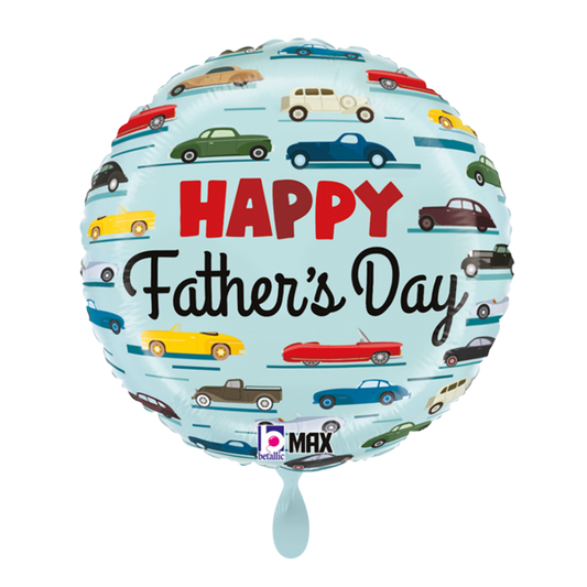 1 Balloon - Father's Day Classic Cars - Luftballon-Welt 