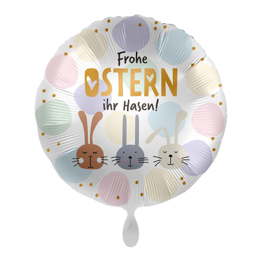 1 Balloon - Happy Easter Bunnies - GER - Luftballon-Welt 
