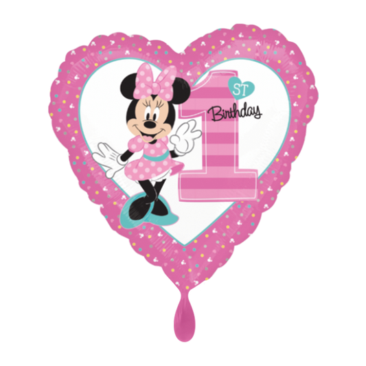 1 Balloon - Minnie 1st Birthday