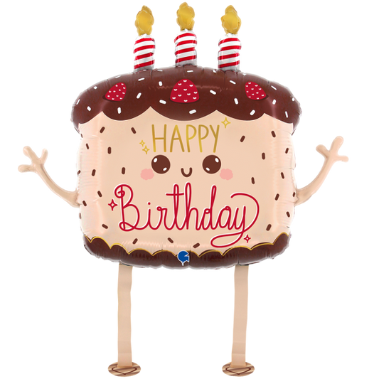 1 Balloon - Pet Walker - Kawaii Cake - Luftballon-Welt