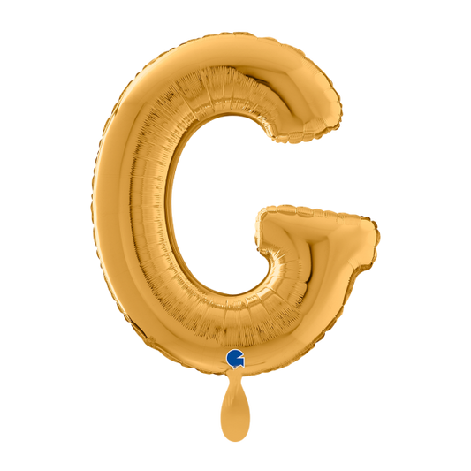 1 Balloon XXL - Letter G - Gold