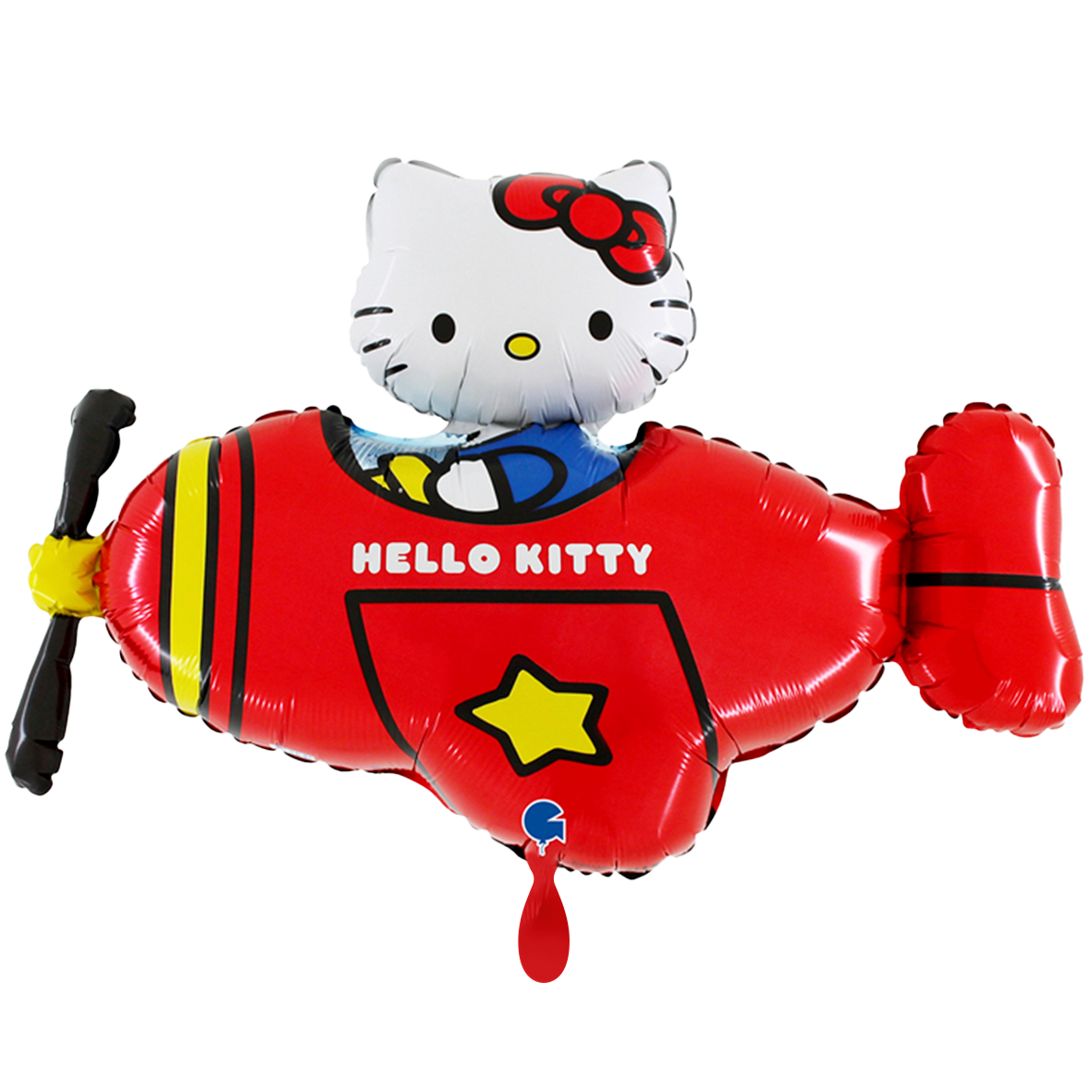 1 Balloon XXL - Hello Kitty Airplane Red - Luftballon-Welt 