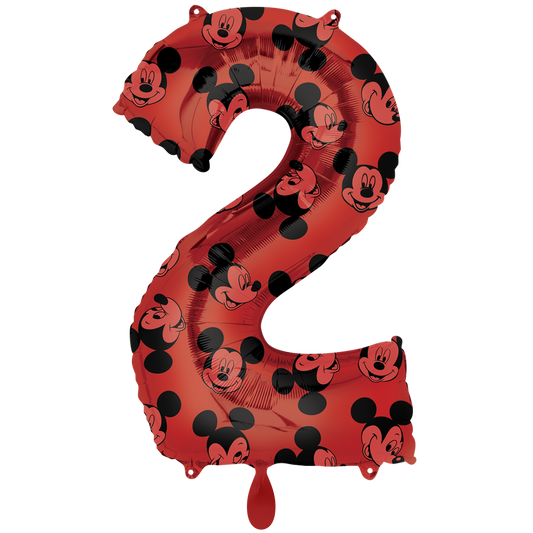 1 Balloon XXL - Mickey Number 2 - Luftballon-Welt 