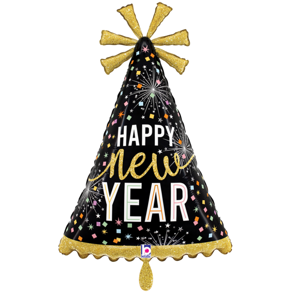 1 Balloon XXL - New Year Party Hat