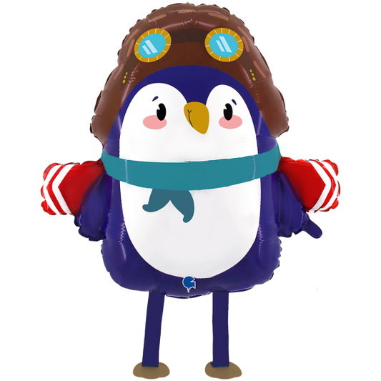 1 Balloon XXL - Pet Walker - Aviator Penguin - Luftballon-Welt