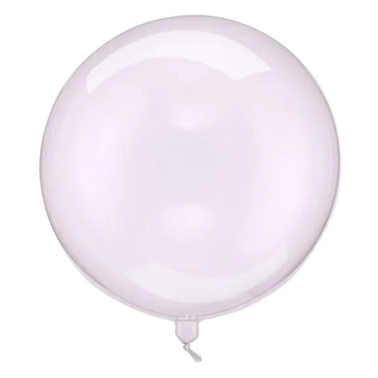 1 Kugelballon - Transparent Purple - Luftballon-Welt 