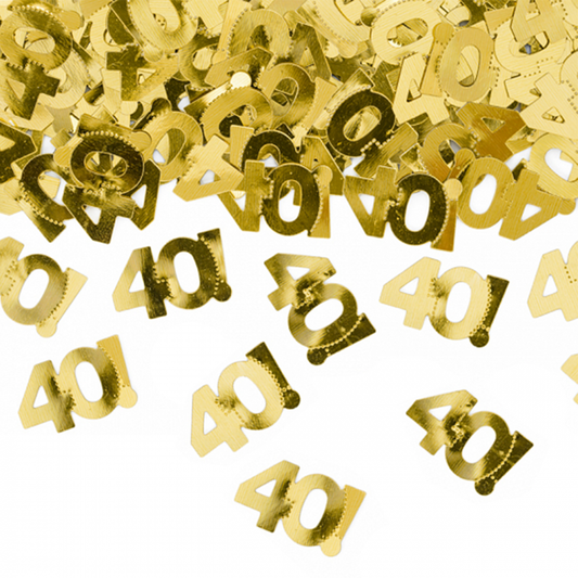 15g Metallickonfetti - 40 Gold - Luftballon-Welt