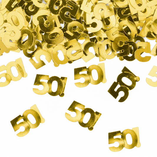15g Metallickonfetti - 50 Gold - Luftballon-Welt