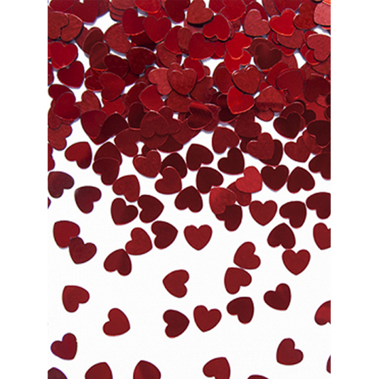 30g Metallickonfetti - Rote Herzen - 5mm - Luftballon-Welt 
