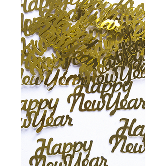 3g Metallickonfetti - Happy New Year - Luftballon-Welt 