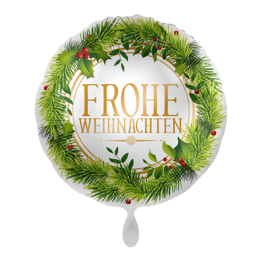 1 Ballon - Christmas Greenery - Luftballon-Welt 