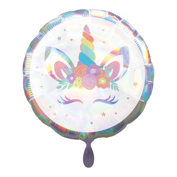 1 Ballon - Unicorn Party Iridescent - Luftballon-Welt
