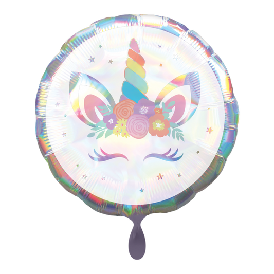1 Ballon - Unicorn Party Iridescent - Luftballon-Welt