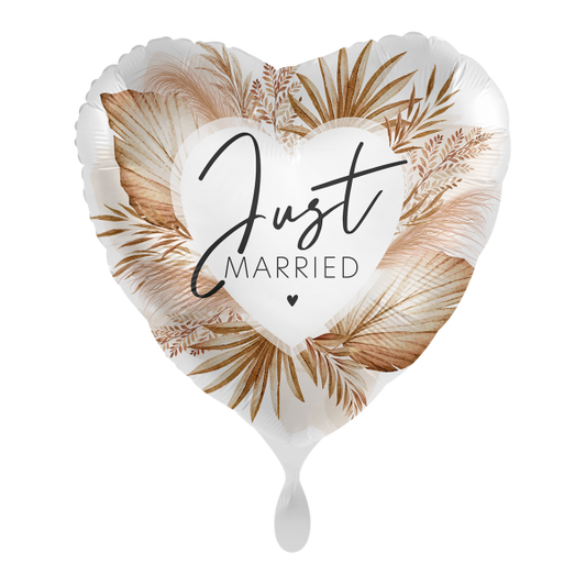 1 Balloon - Boho Dream Just Married - Luftballon-Welt 