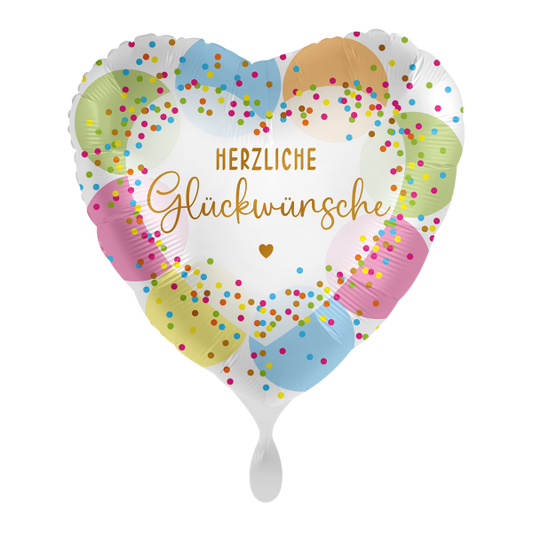 1 Balloon - Celebrate Confetti - Luftballon-Welt 