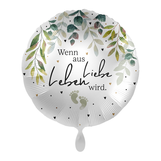 1 Balloon - Baby Neutral - Aus Liebe zu Leben - GER - Luftballon-Welt