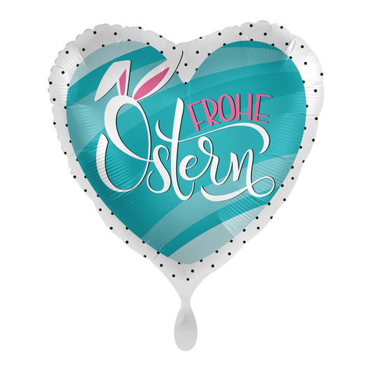 1 Ballon - Frohe Ostern Bunny Ears - Luftballon-Welt 