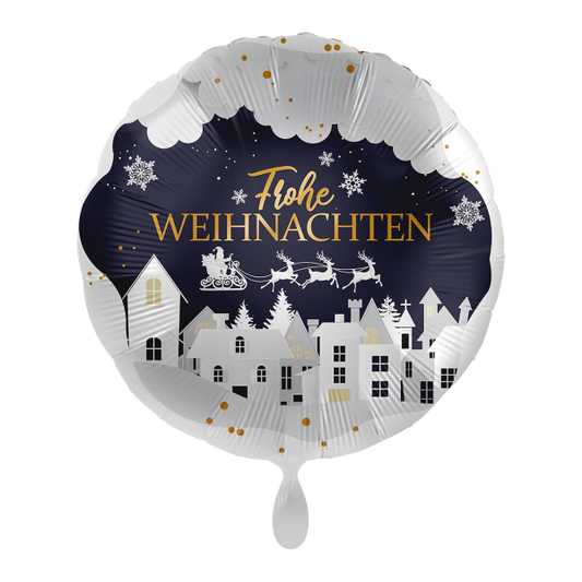 1 Ballon - Weihnachtsnacht - Luftballon-Welt 