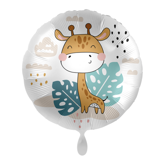 1 Balloon - Jungle Giraffe - UNI - Luftballon-Welt