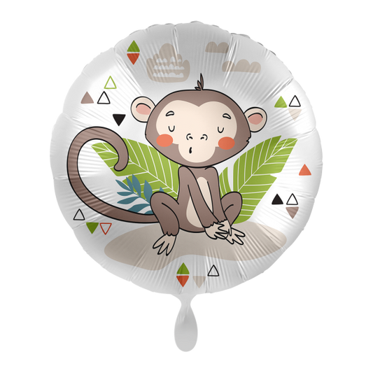 1 Balloon - Jungle Monkey - UNI - Luftballon-Welt