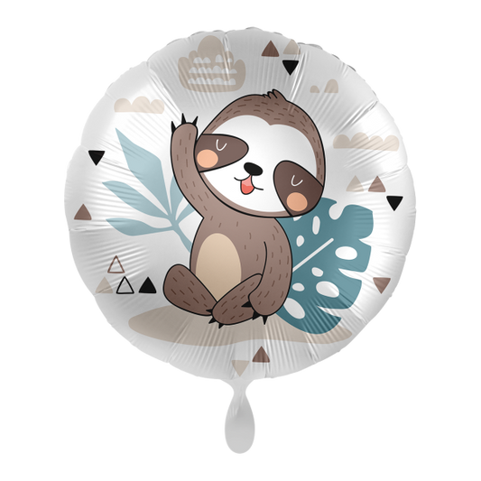 1 Balloon - Jungle Sloth - UNI - Luftballon-Welt