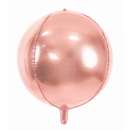 1 Kugelballon - RoseGold - Luftballon-Welt 