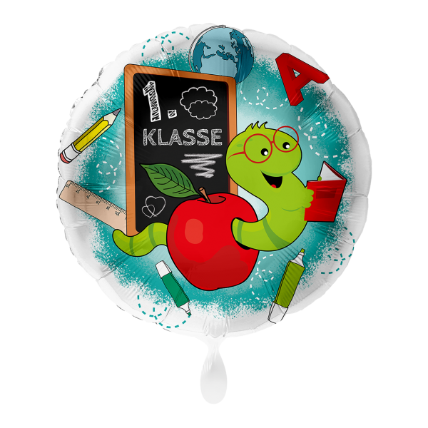 1 Ballon - 1. Klasse Schulwurm - Luftballon-Welt 