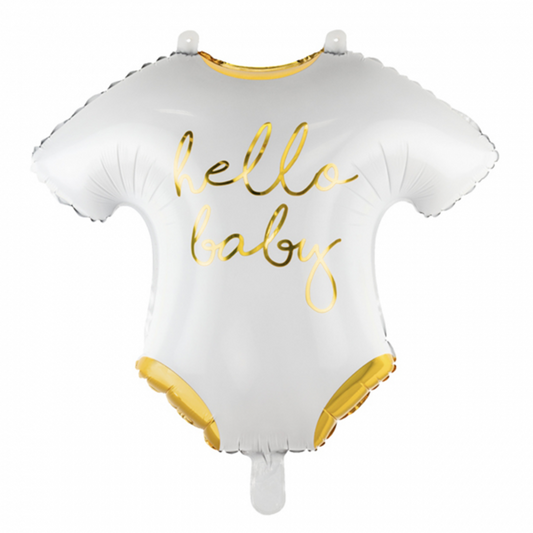 1 Ballon XXL - Baby Strampler - Luftballon-Welt 