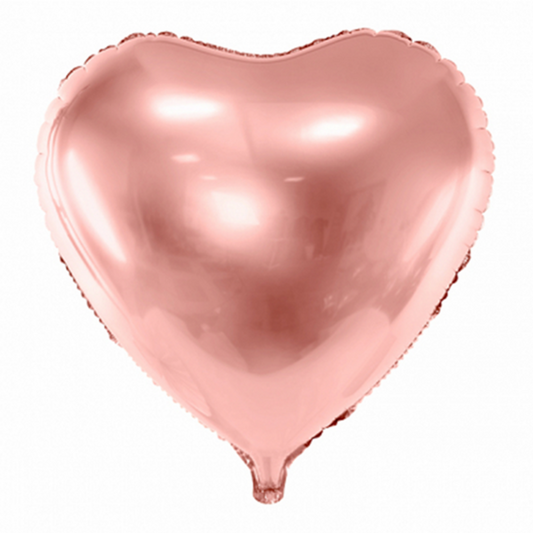 1 Ballon XXL - Herz - RoseGold - Luftballon-Welt 