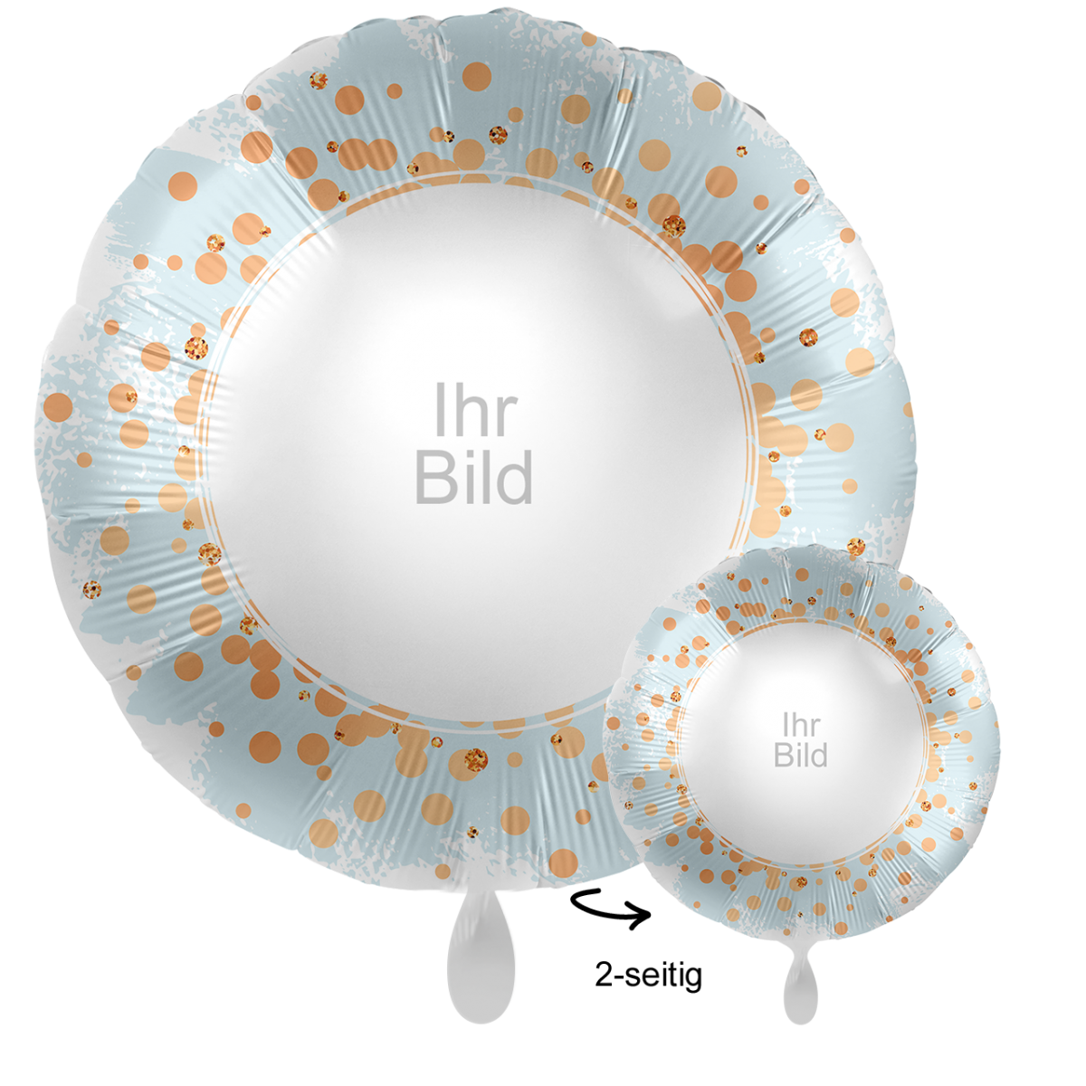 Fotoballon Ø 43cm rund - Dotty