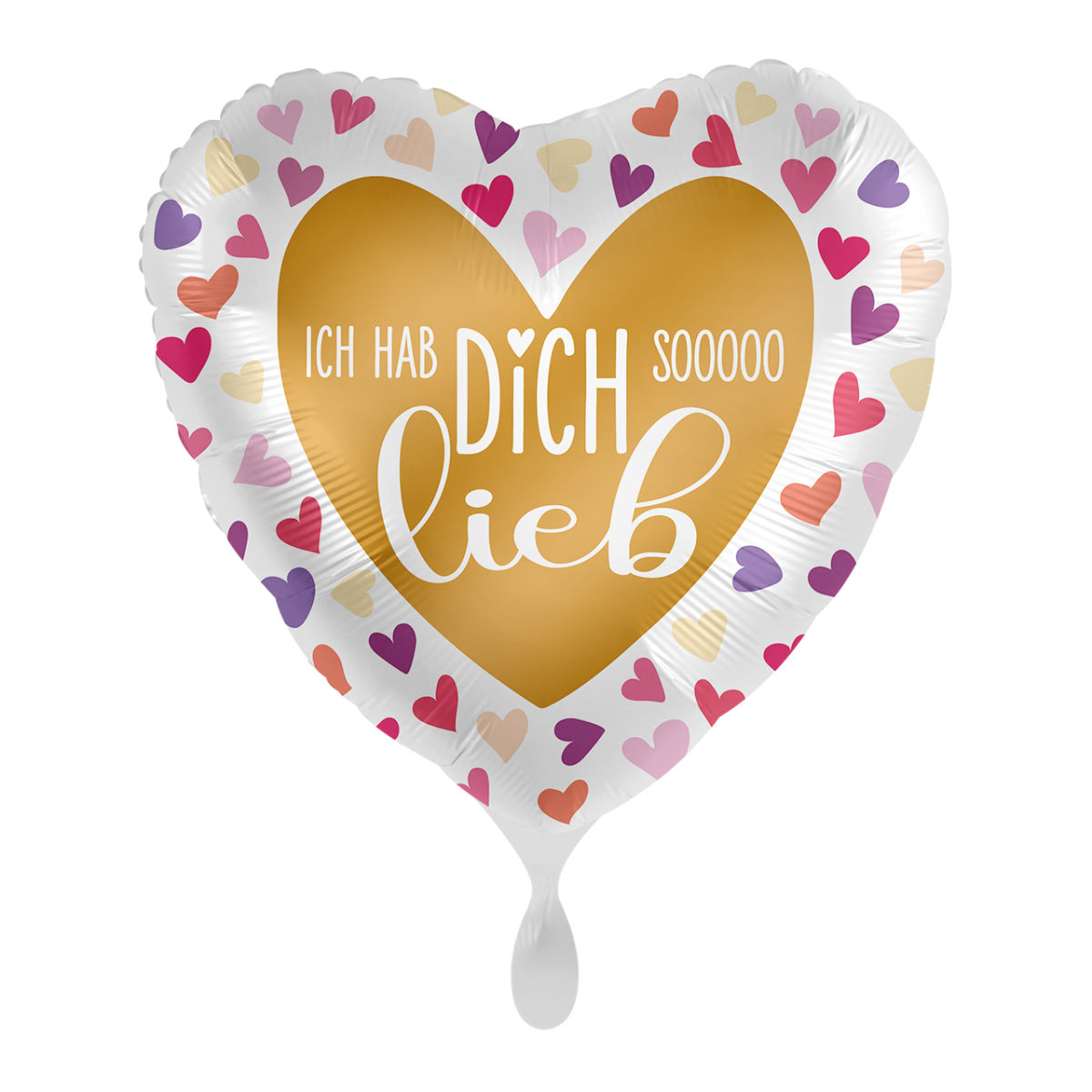 1 Ballon - Ich hab Dich lieb - Luftballon-Welt