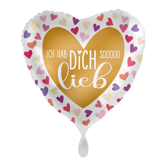 1 Ballon - Ich hab Dich lieb - Luftballon-Welt