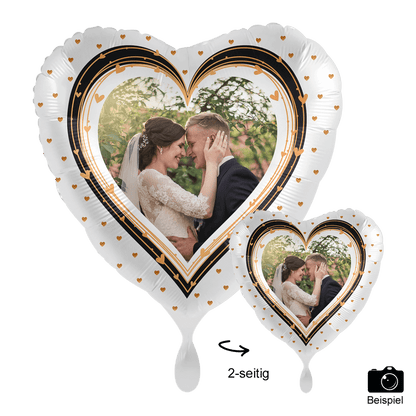 1 Ballon mit Foto - Elegant Hearts für Balloons von Luftballon-Welt |