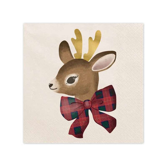 12 Servietten - 33 cm - Hirsch