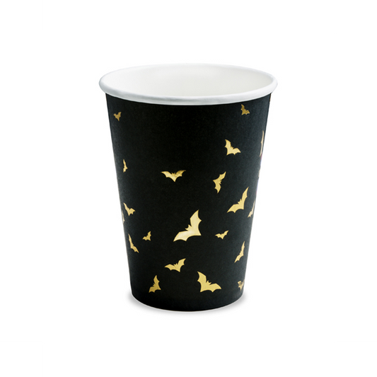 6 Pappbecher Trend - 220ml - Trick or Treat - Luftballon-Welt
