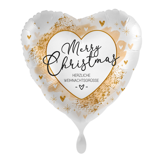 1 Balloon - Smooth Christmas Gold - GER