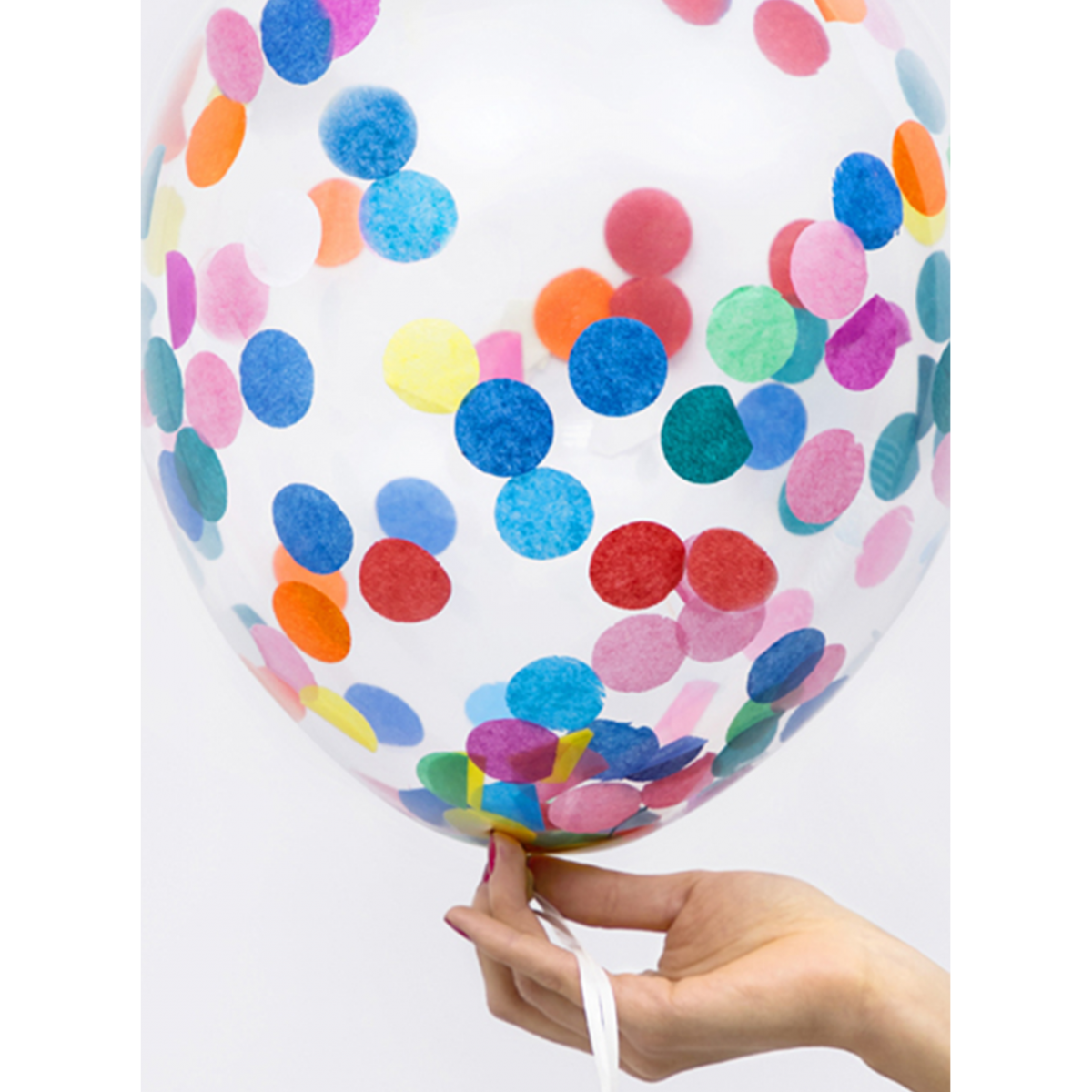 6 Konfettiballons - Ø 30cm - Mixed Color