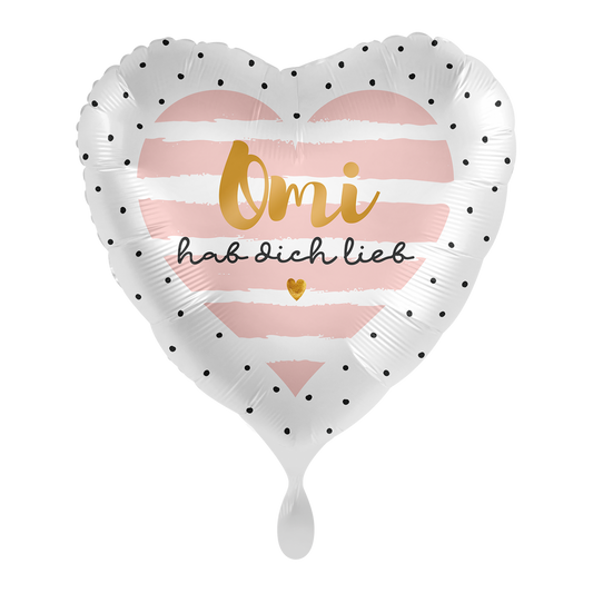 1 Ballon - Omi hab Dich lieb - Luftballon-Welt